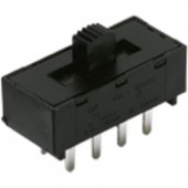 C & K Switches L204011MS02Q Tolókapcsoló 125 V 4 A 2 x BE/BE/BE/BE 1 db ömlesztett