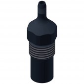 REED Electronics Schlauchtülle für Schlauch-ID 4mm #####Schlauchtülle 1 db