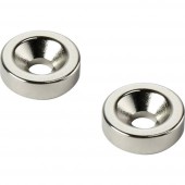 TRU COMPONENTS TC-12250600 Tartós mágnes Gyűrű (Ø x Ma) 10 mm x 3 mm M3 Kerethőmérséklet (max.): 150 °C