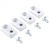 Fali tartó Polikarbonát Élénk szürke (RAL 7035) Bopla B WL 7035 4 db