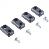 Fali tartó Polikarbonát Grafit fekete (RAL 7024) Bopla B WL 7024 4 db