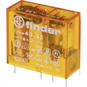 Finder 40.52.8.012.0000 Nyák relé 12 V/AC 8 A 2 váltó 1 db