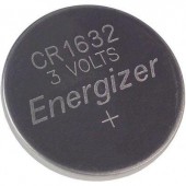 CR1632 lítium gombelem, 3 V, 130 mA, Energizer BR1632, DL1632, ECR1632, KCR1632, KL1632, KECR1632, LM1632