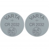 CR2032 lítium gombelem, 3 V, 230 mA, 2 db, Varta BR2032, DL2032, ECR2032, KCR2032, KL2032, KECR2032, LM2032