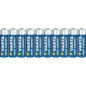 Ceruzaelem AA, alkáli mangán, 1,5V, 10 db, Varta High Energy LR06, AA, LR6, AAB4E, AM3, 815, E91, LR6N