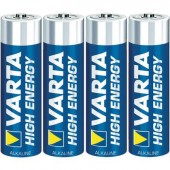 Ceruzaelem AA, alkáli mangán, 1,5V, 4 db, Varta High Energy LR06, AA, LR6, AAB4E, AM3, 815, E91, LR6N