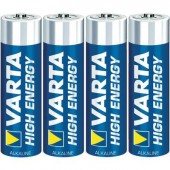 Ceruzaelem AA, alkáli mangán, 1,5V, 4 db, Varta High Energy LR06, AA, LR6, AAB4E, AM3, 815, E91, LR6N