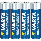 Mikroelem AAA, alkáli mangán, 1,5V, 4 db, Varta High Energy LR03, AAA, LR3, AM4M8A, AM4, S