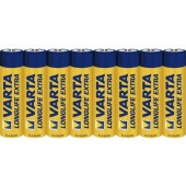 Mikroelem AAA, alkáli mangán, 1,5V, 8 db, Varta Longlife LR03, AAA, LR3, AM4M8A, AM4, S