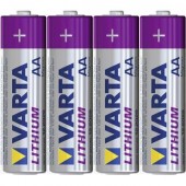 Ceruzaelem készlet, AA, lítium, 1,5V 2900 mAh, 4 db, Varta Professional LR06, AA, LR6, AAB4E, AM3, 815, E91, LR6N