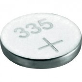 335 gombelem, ezüstoxid, 1,55V, 6 mAh, Renata SR512SW, SR512, V335, D335, 622, 280‑68, SB‑AB, RW335, R335, GP335