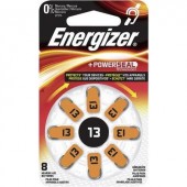ZA13 hallókészülék elem, cink-levegő, 1,4V, 280 mAh, 8 db, Energizer ZA13, PR48