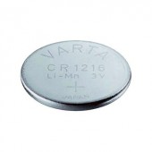 CR1216 lítium gombelem, 3 V, 25 mA, Varta BR1216, DL1216, ECR1216, KCR1216, KL1216, KECR1216, LM1216