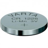 CR1225 lítium gombelem, 3 V, 48 mA, Varta BR1225, DL1225, ECR1225, KCR1225, KL1225, KECR1225, LM1225