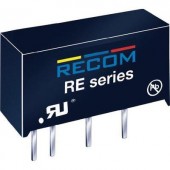 1 W-os DC/DC átalakító, RE sorozat, bemenet: 12 V/DC, kimenet: 5 V/DC 200 mA 1 W, Recom International RE-1205S