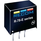 DC/DC átalakító, SIP 3, kimenet: 5 V/DC, 0,5 A, bemenet: 7 - 28 V/DC, Recom International Innoline R-78E5.0-0.5