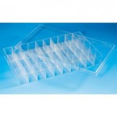 40 részes univerzális alkatrésztároló doboz, 358 x 210 x 43 mm