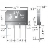 Hídegyenirányító 25A/50V