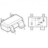 INFINION BCR 402 R LED meghajtó, SOT 143 R