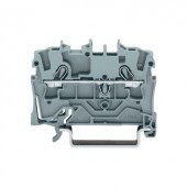 Átvezető sorkapocs, 2 vezetékes, kék, 0,25-2,5MM²