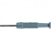 Miniatűr banándugó Dugó, egyenes Tű átmérő: 2 mm Zöld SKS Hirschmann MST 3 1 db