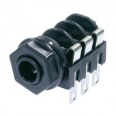 Beépített jack csatlakozóaljzat 6,35 mm Beépíthető hüvely Pólusszám=6 NMJ6HC-S Neutrik