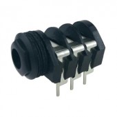 Cliff beépíthető 6,35 jack hüvely, sztereó, CL1332A