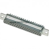 D-SUB hüvelyes kapocsléc 180 ° pólusszám: 15 Harting 09 67 215 4715 1 db