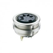 DIN beépíthető alj, 6 pólusú, elülső oldali szerelés, 0304 06