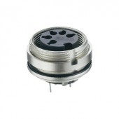 DIN beépíthető alj, 6 pólusú, nyáklapba építhető, 0307 06