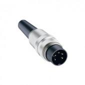 DIN dugó, 6 pólusú, egyenes, SV 60