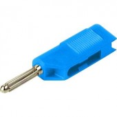 SKS Hirschmann banándugó, csavaros, Ø 4 mm, 30 A, kék, 930729102