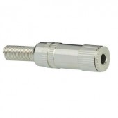 BKL Electronic lengő 3,5 mm mono jack aljzat, fém, 1108009