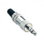 Jack dugó, 3,5 MM 3pólusú, KLS 44 fém