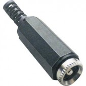 Kisfeszültségű csatlakozó Alj, egyenes 5.5 mm 2.1 mm BKL Electronic 072208 1 db