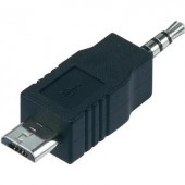 Apple iPod Shuffle töltő és adatcsatlakozó átalakító, mikro USB - 2,5mm-es jack audio adapter Conrad 1152753