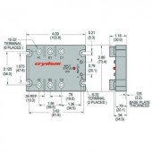 3 fázisú félvezető relé 25A