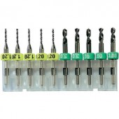 Keményfém fúró 1,3 mm 10 db, Bungard