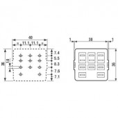 Nyák foglalat a 62-es sorozathoz, Finder 92.13