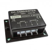 Feszültségváltó modul 24 V/DC-ről 12 V/DC-re, bemenet: 24 - 26 V, kimenet: 12 V, 3 A, KEMO M038N