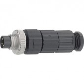 Szerelhető M8-as csatlakozó dugó MiniQuick szenzorokhoz Hirschmann ELST 4008 V