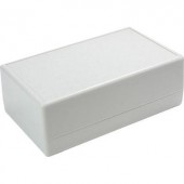 Asztali műszerdoboz 145 x 90 x 45 mm ABS, szürke/fehér, Axxatronic CRDCG0006-CON