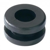 Kábelátvezető gyűrű Ø 8 mm, PVC, fekete, HellermannTyton HV1302-PVC-BK-M1