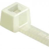 Kábelkötegelő 100 x 2,5 mm, natúr, 1 db, HellermannTyton 114-01879 T18R-PA46-NA-M1