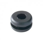 Kábelátvezető gyűrű Ø 10 mm, PVC, fekete, HellermannTyton HV1205-PVC-BK-M1
