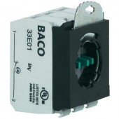 3 részes adapter érintkező elemmel, 600 V/10 A, rugós csatlakozóval, BACO 333ER20