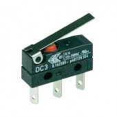 Cherry Switches Szubminiatűr kapcsoló, 250 V/AC DC3 DC3C-L1LC 1 váltó laposérintkezős dugó, 2,8 x 0,5 mm IP67