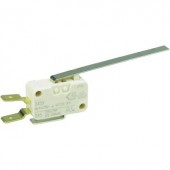 Cherry miniatűr karos mikrokapcsoló, 250V/AC, 1 váltó, csúszósarus, D45U-V3LL