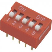 Conrad DIP kapcsoló, DS sorozat DS-06 Standard Pólusszám 6