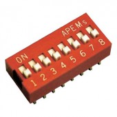 DIP kapcsoló Pólusszám 4 Standard APEM DS-04 1 db